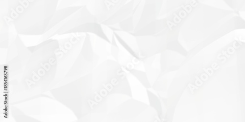 White crease billboard paper rough obsolete wrinkle. Cardboard paper white crumpled satin fabric ripped cloth decoration background
