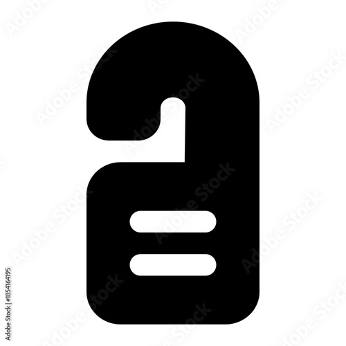 door hanger icon for illustration