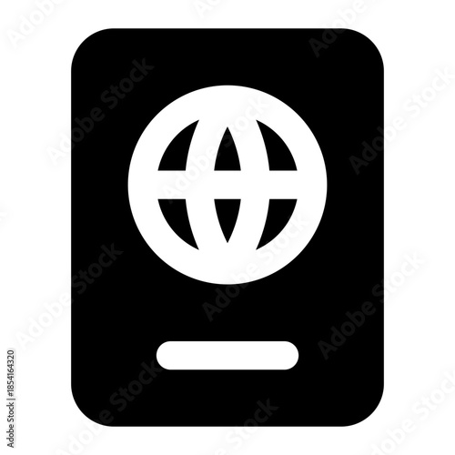 passport icon for illustration