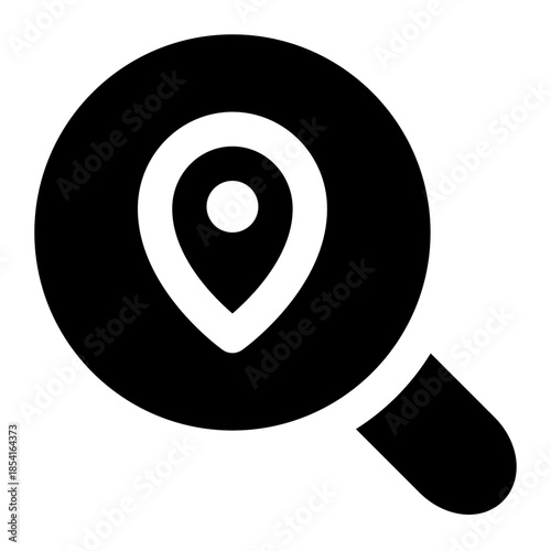 search location icon for illustration