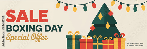 Christmas Sale Boxing Day Special Offer with Gift Boxes