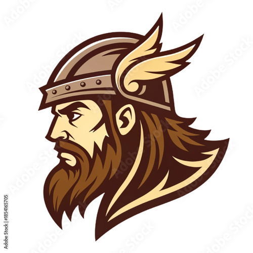 Barbarian Warrior Mascot Logo Vector for Esports and Gaming Emblem