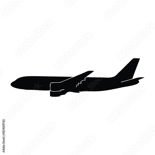 vector illustration of airplane