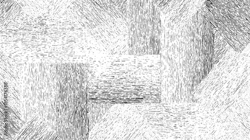 Black and white abstract geometric pattern with varied line textures background 1