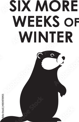 Groundhog predicts six more weeks of winter with shadow