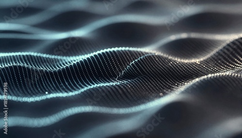 Wallpaper Mural Digital Ripple Wave with Luminous Data Streams Torontodigital.ca