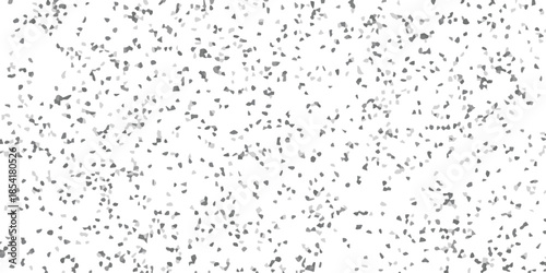 Scattered Gray Mosaic Fragments on White Background for Abstract Geometric Patterns and Textured Design Elements