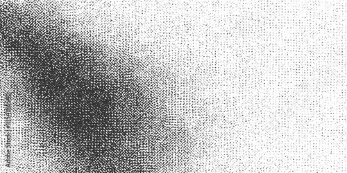 Black and white halftone dot pattern gradient texture background grey