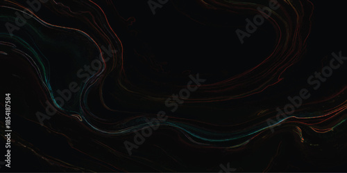 Seamless Dark Abstract Black Marble Texture with Subtle Red, Orange, and Metallic Gold Fluid Lines, Minimal Luxury Energy Veins and Cinematic Depth for Premium Branding, Sci-Fi Design, and Elegant 