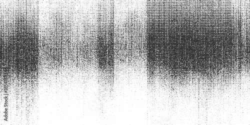 Black and white textured background with vertical lines and scattered dots pattern