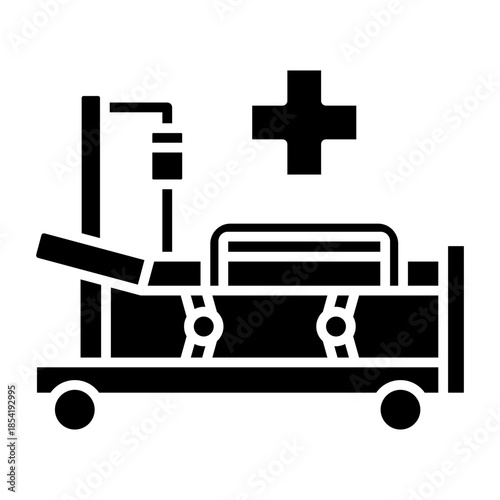 Medical bed Icon