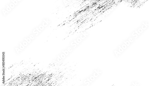 Black speckle texture overlay on white background diagonal lines grunge