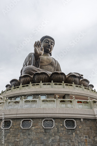 TIan Tan buddha at the Po Lin monastery in Ngong Ping, Lantau island Hong Kong, China. 23 May 2025
