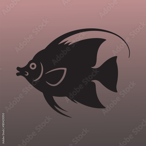 
Fish or seafood flat icon for food