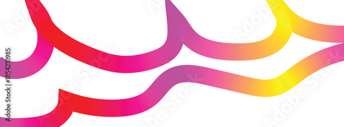 Abstract Color Lines Pattern. Vector Rainbow Gradient Ribbons. abstract background vector illustration