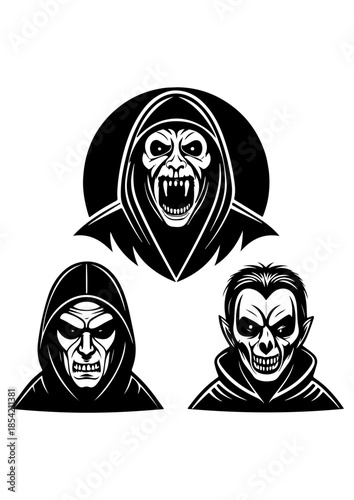 Creepy Vampire and Ghoul Portraits