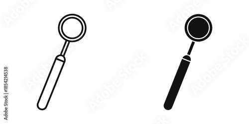 Two magnifying glasses