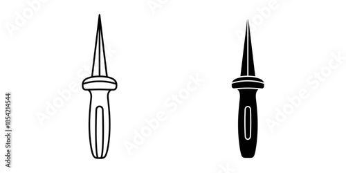 Two precision screwdrivers