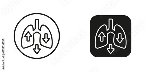 Lung function illustration
