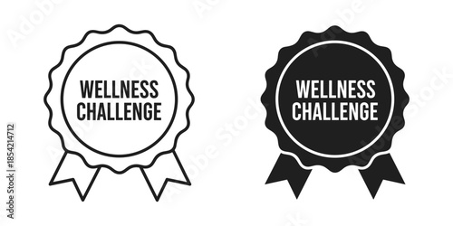 Wellness challenge badges