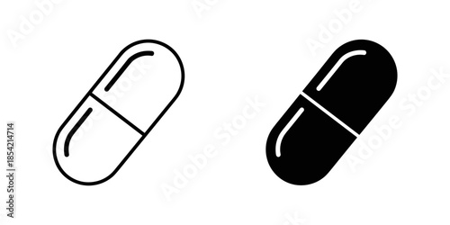Two pills side by side