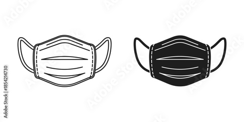 Two face masks for protection