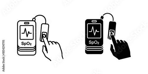 Monitoring oxygen levels with smartphone app