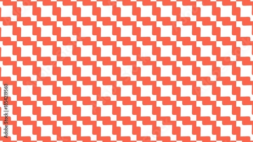 A red and white checkered pattern with a red stripe
