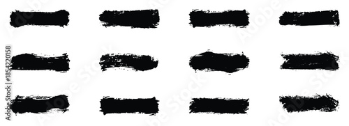 set of black ink blots