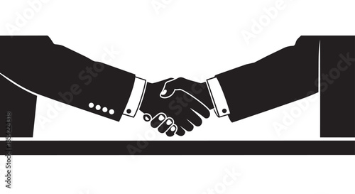 Business handshake symbolizing partnership, agreement, and successful collaboration