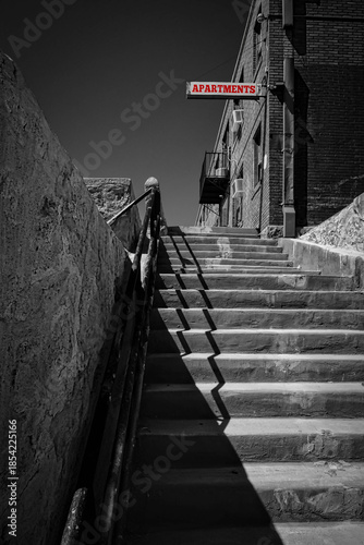 Stairs to the Apartments
