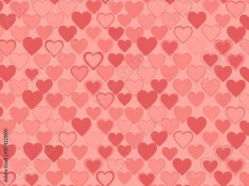 Pink heart pattern background