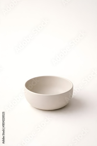 empty white bowl