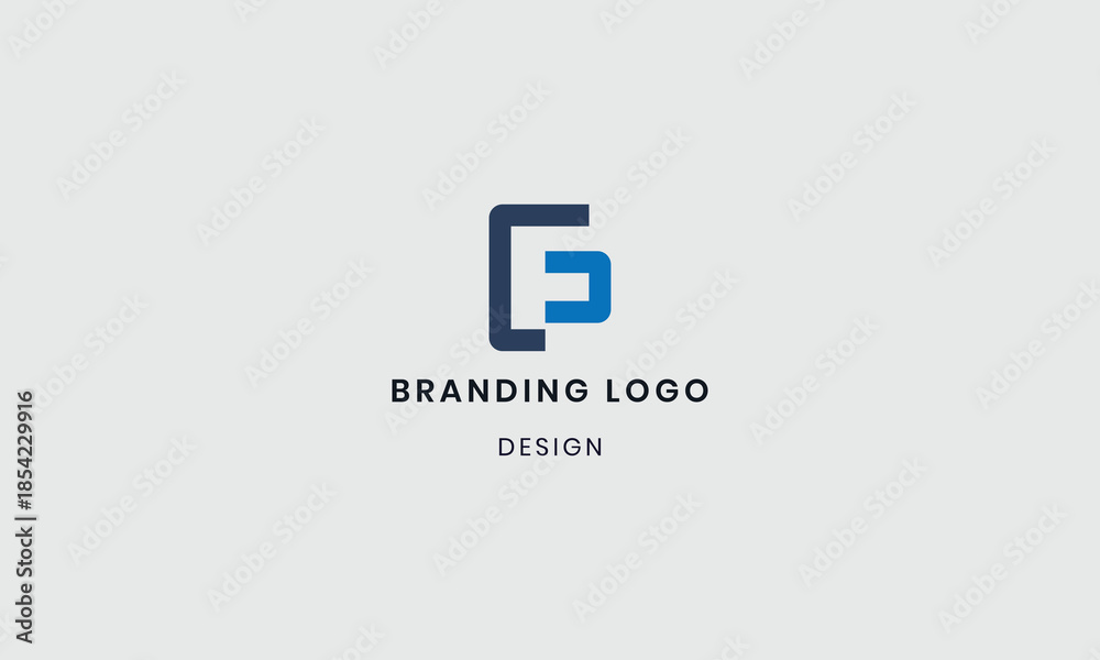 Fototapeta premium Letters F logo design. Creative and Modern design.