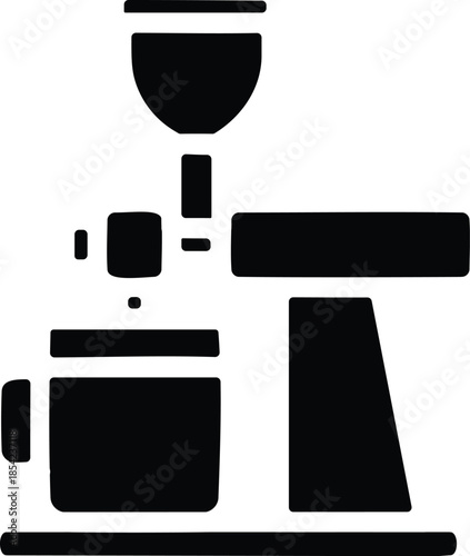 set of black and white kitchen utensils
