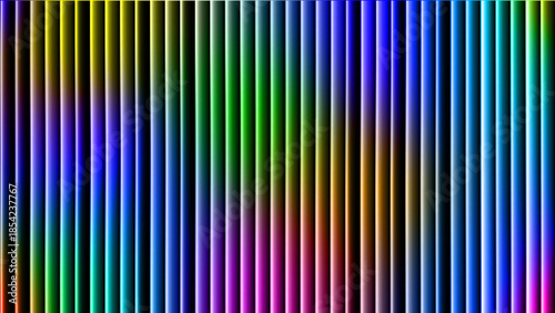 Glass gradient texture with teal and navy ripple pattern  glow, reeded vertical blur. Vector illustration