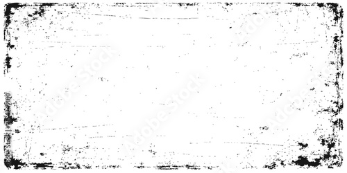 Vintage gray vector illustration featuring an abstract grunge texture design with a rough dirty wall pattern and a black border frame backdrop for an old paper art wallpaper