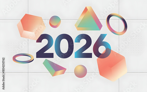 Stylish 2026 Happy New Year Greeting Template