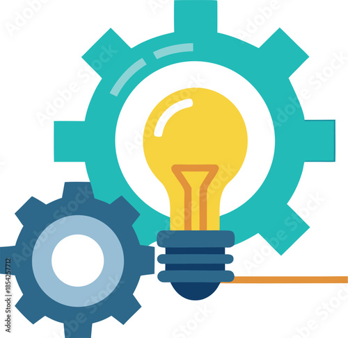 Bright Idea With Gears