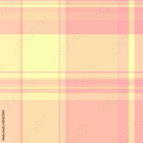 Border texture vector textile, sparse background check plaid. Layered fabric pattern seamless tartan in orange and red colors.