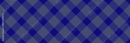 Flow vector textile texture, vintage background plaid pattern. Network check seamless tartan fabric in blue and indigo colors.
