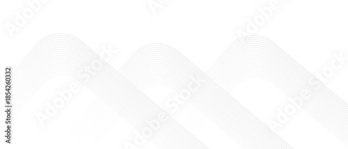 White and gray with black  abstract vector long minimal banner Vector abstract graphic geometric Pattern design background template.