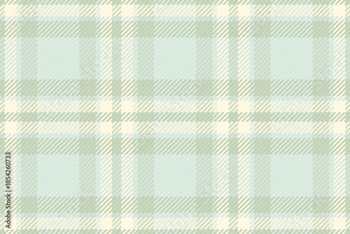 Folk fabric pattern textile, deep tartan background plaid. Plank vector seamless check texture in white and light colors.