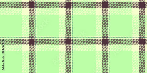Room fabric textile texture, tape check plaid tartan. Machinery seamless background vector pattern in green and light goldenrod yellow colors.