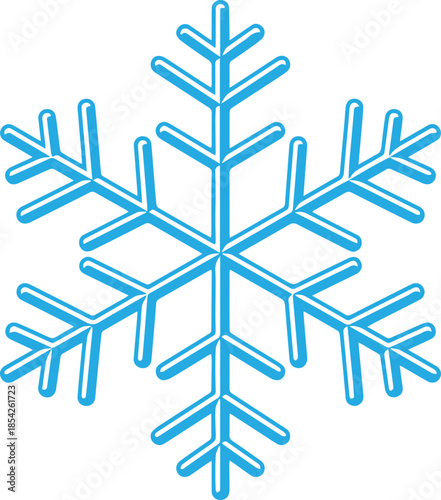 snowflake vector illustration
