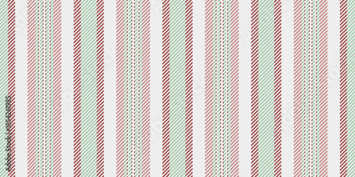 Dommercial pattern textile seamless, apartment vector texture stripe. Mepetition fabric lines vertical background in white and red colors.