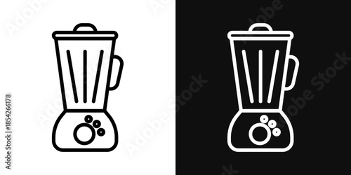 Juicer icons - editable stroke vector illustration