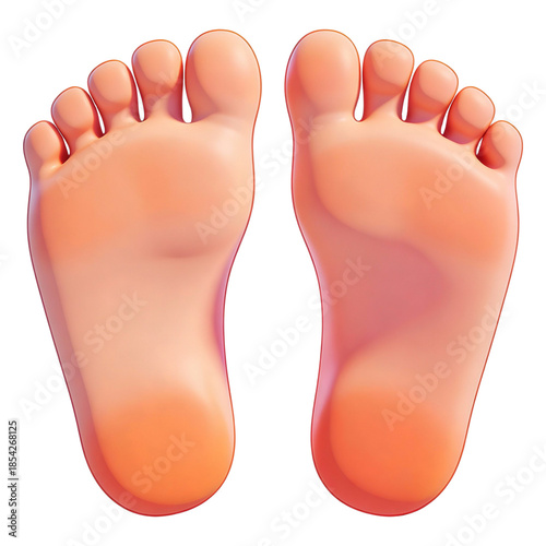 pair of feet positioned side by side