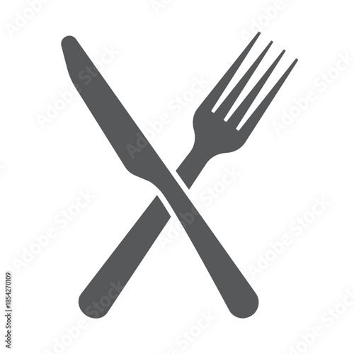 Fork, spoon, knife cutlery vector icon set. Restaurant menu symbol. Kitchen utensils line art illustration. Simple black outline drawing of silverware for food and dinner. 