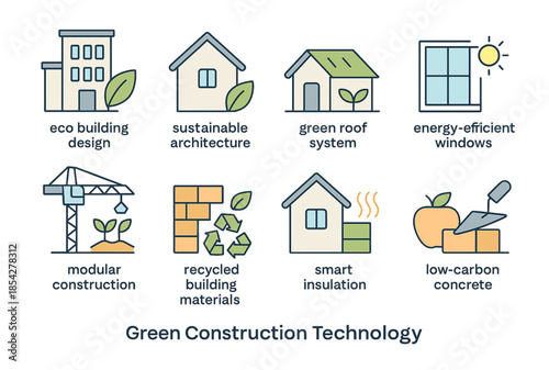 Green construction technology concepts for sustainable building